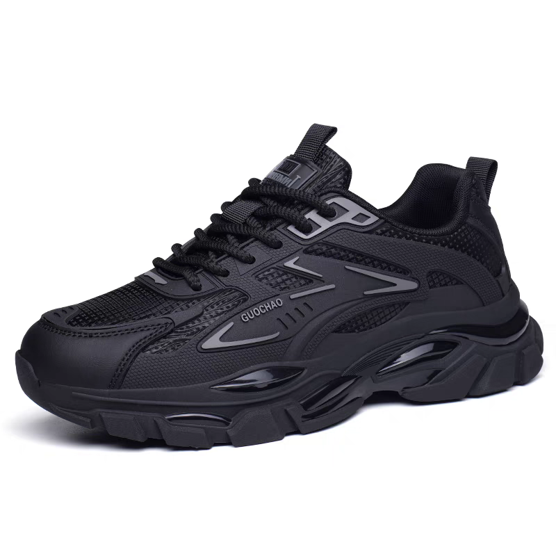 New Stylish Lightweight Comfortable Versatile Leather Platform Sneakers