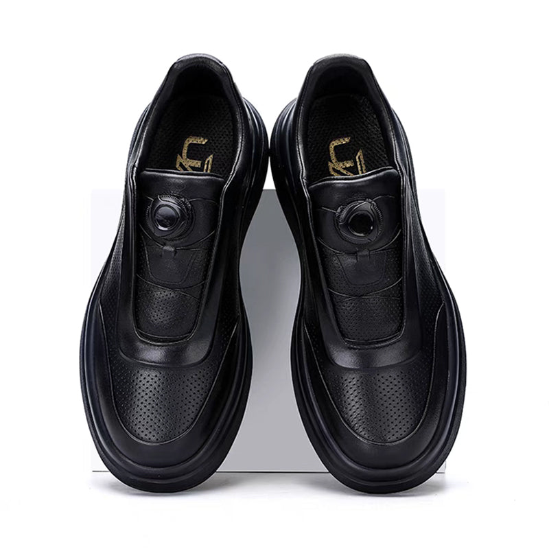 Men's Genuine Leather Casual Sneakers