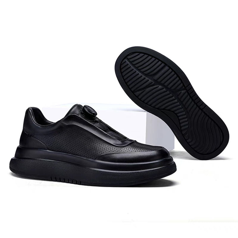 Men's Genuine Leather Casual Sneakers