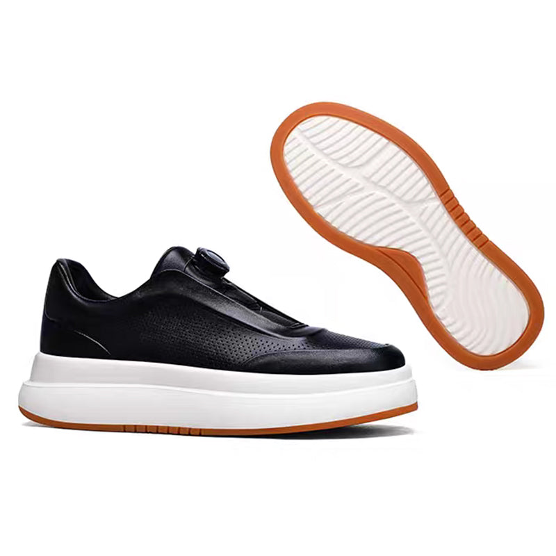 Men's Genuine Leather Casual Sneakers