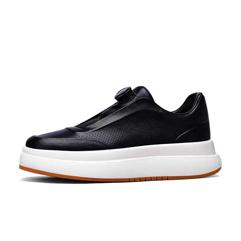 Men's Genuine Leather Casual Sneakers