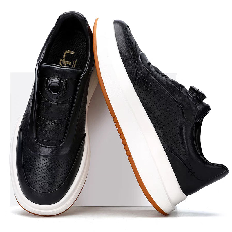 Men's Genuine Leather Casual Sneakers