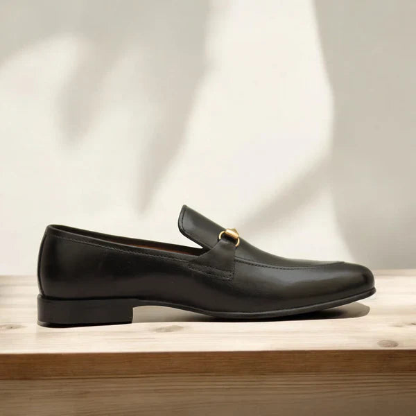 Black Premium Cow leather loafer