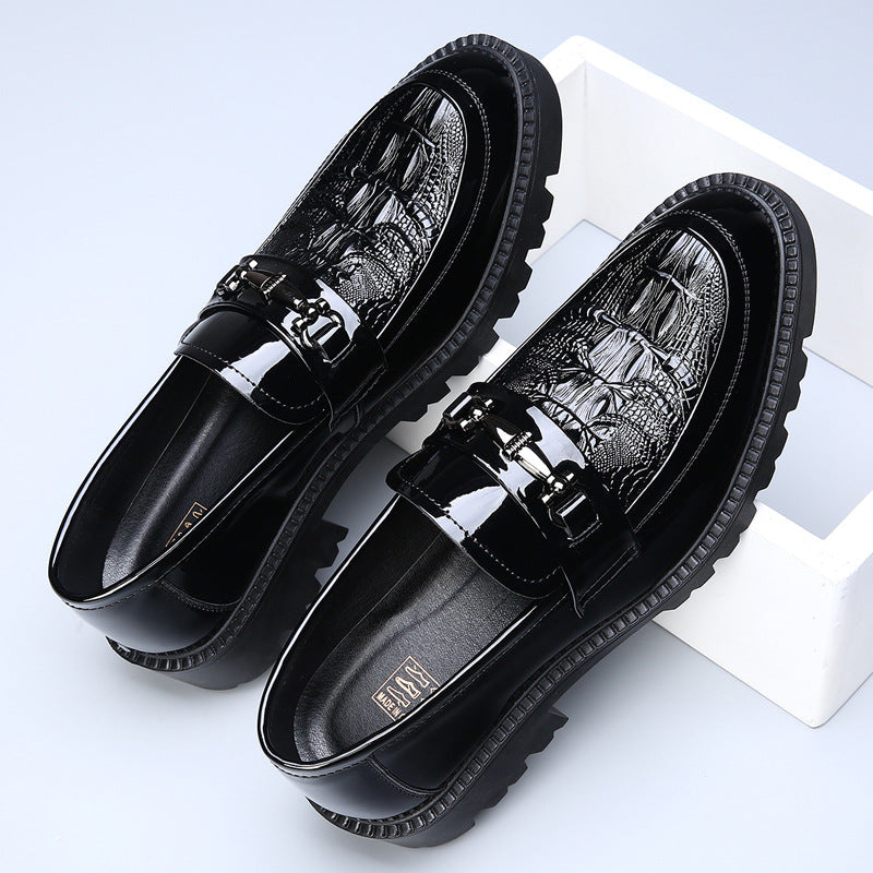 Luxury Crocodile Print Loafers for Men | Unmatched Comfort in Business Casual Style