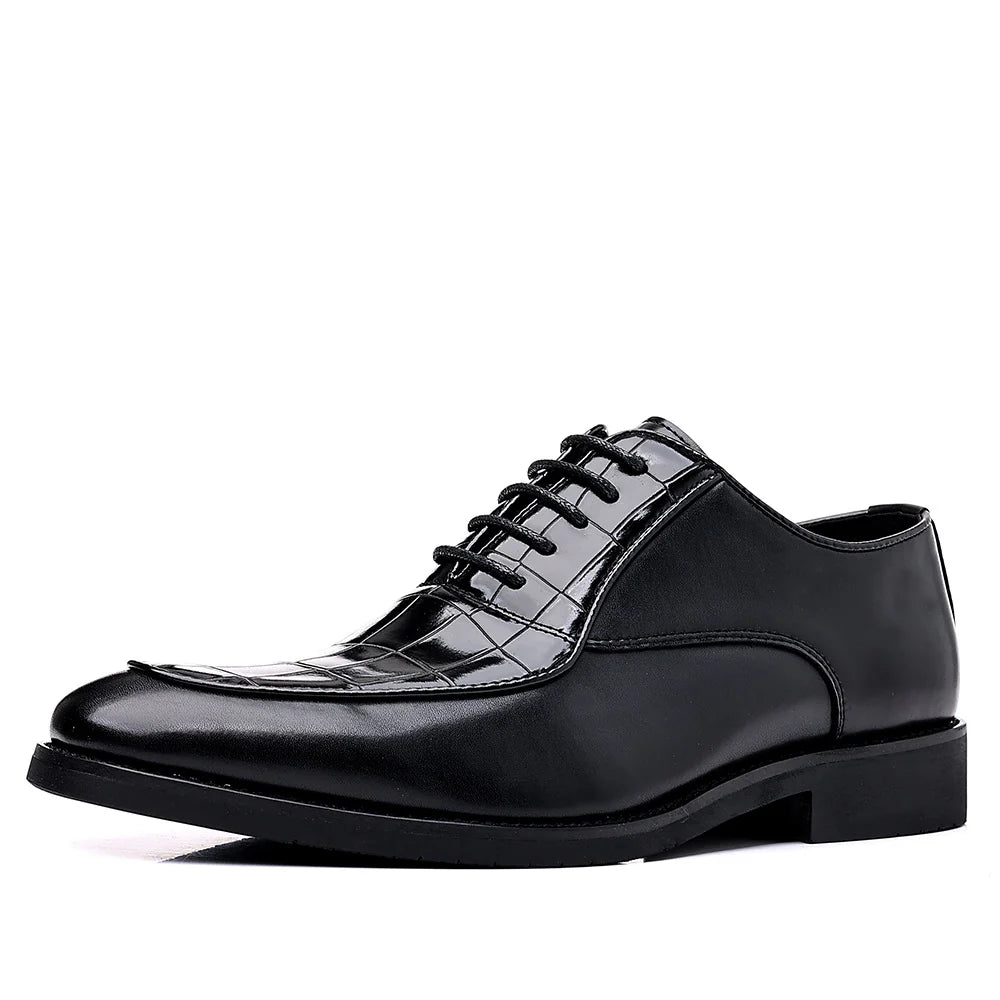 Runeasily Genuine Leather Dress Shoes