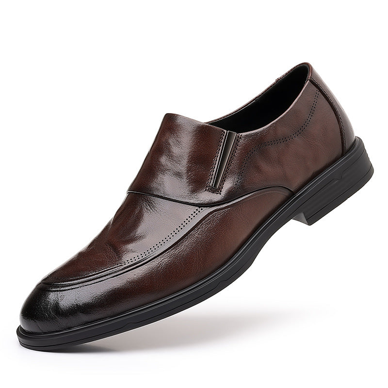New men's British business casual leather shoes pointed loafers
