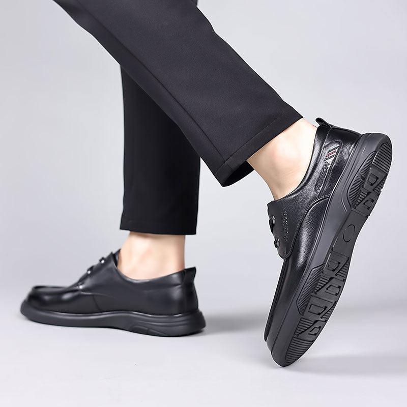 Men's Milan casual leather business comfortable single shoes