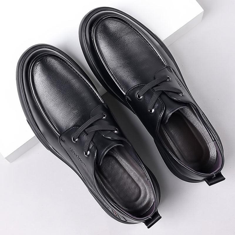 Men's Milan casual leather business comfortable single shoes