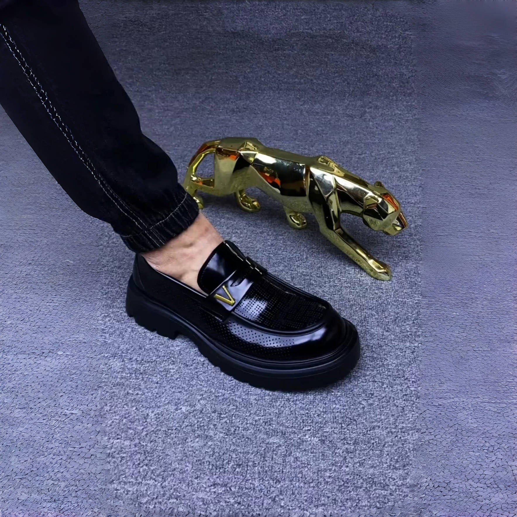 Luxury Slip-On Loafers - Handcrafted First-Layer Calfskin Shoes（Pre-sale）