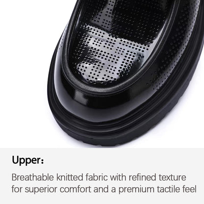 Mocasines de lujo sin cordones: zapatos de piel de becerro de primera capa hechos a mano (italianos)