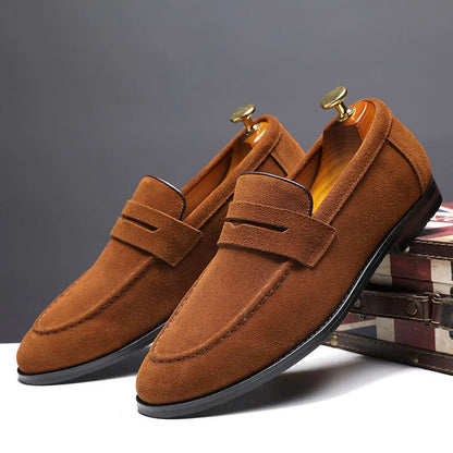 Pelle Italiana Wildleder-Loafer