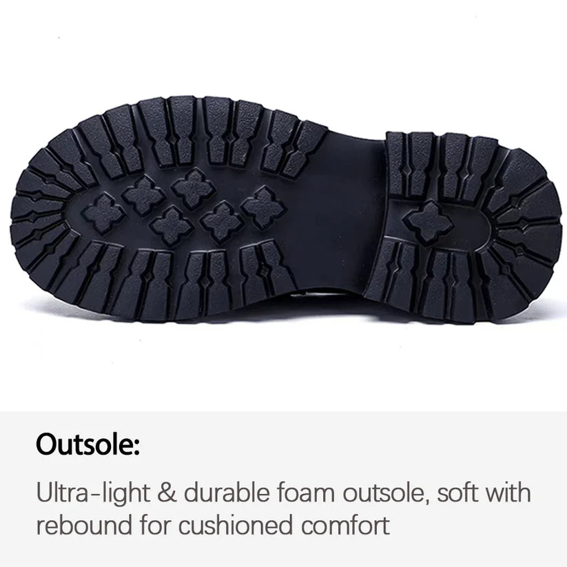 New high-end genuine leather perforated business British casual soft sole loafers（Pre-sale）