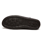 Men's business leather shoes with breathable foot cover, hand-sewn retro casual shoes