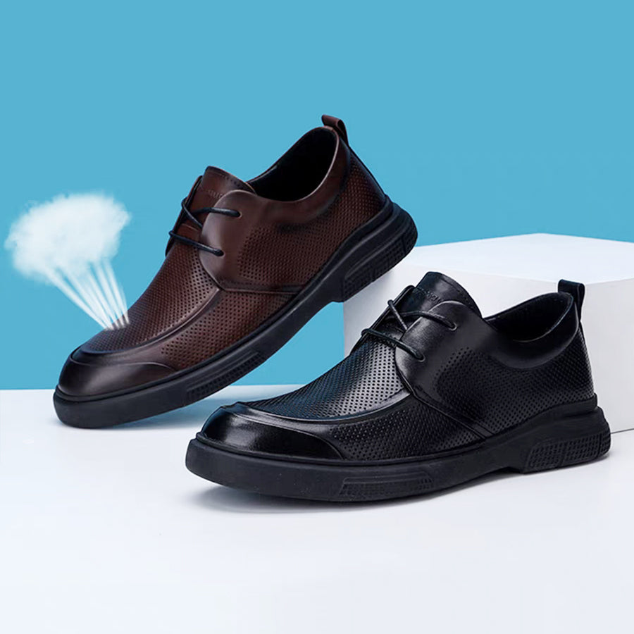 Heritage Oxfords - Premium Grain Leather Business Casual Shoes