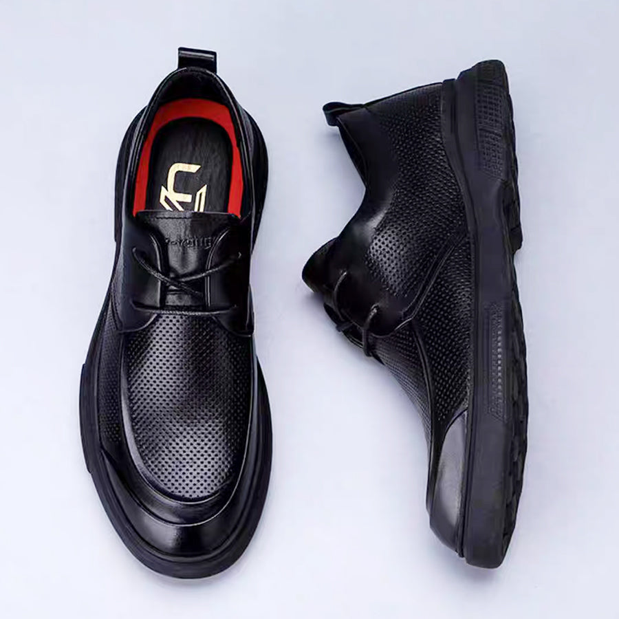 Heritage Oxfords - Premium Grain Leather Business Casual Shoes