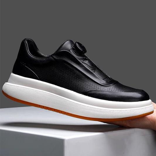 Men's Genuine Leather Casual Sneakers