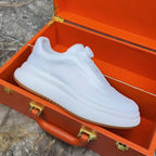 Men's Genuine Leather Casual Sneakers