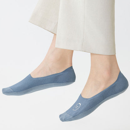Thin breathable invisible socks non-slip sweat-absorbent deodorant boat socks