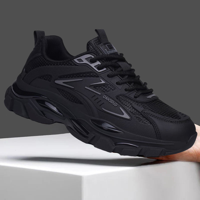 New Stylish Lightweight Comfortable Versatile Leather Platform Sneakers