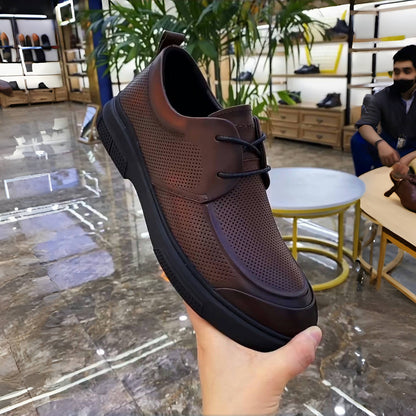 Heritage Oxfords - Premium Grain Leather Business Casual Shoes