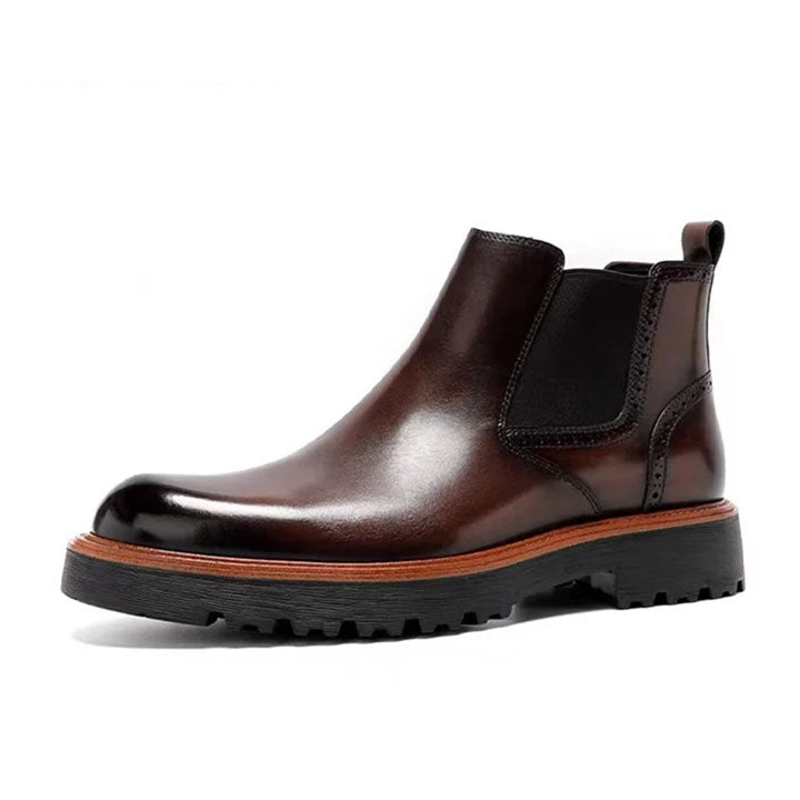 Chelsea Boots im Retro-Chic | Vintage-inspirierte Herren-Lederstiefeletten