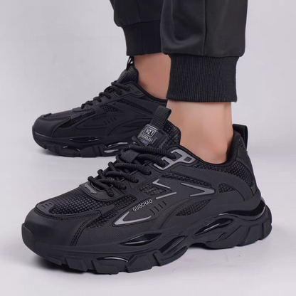 New Stylish Lightweight Comfortable Versatile Leather Platform Sneakers