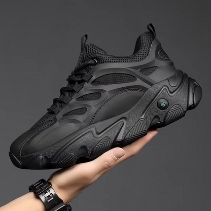 New Stylish Lightweight Comfortable Versatile Leather Platform Sneakers