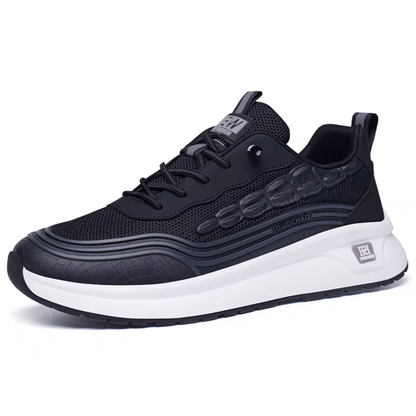 New Stylish Crocodile-Patterned Mesh Breathable Casual Shoes