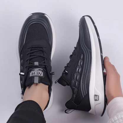 New Stylish Crocodile-Patterned Mesh Breathable Casual Shoes