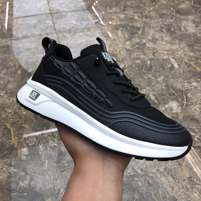 New Stylish Crocodile-Patterned Mesh Breathable Casual Shoes