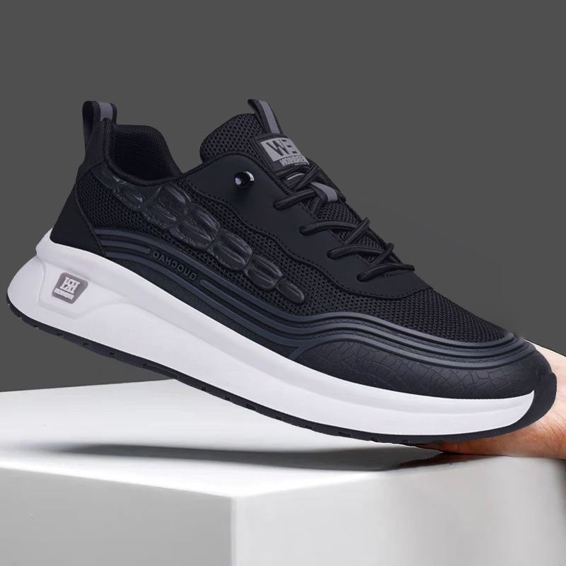 New Stylish Crocodile-Patterned Mesh Breathable Casual Shoes