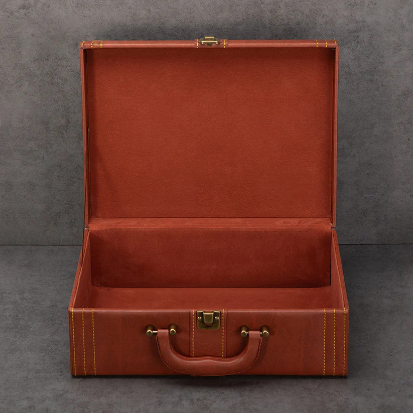 Italienische traditionelle Retro-Handarbeits-Schuhbox