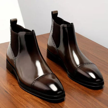 Elite High-Shine Chelsea Boots: Der Inbegriff britischer Business- und Abendgarderobe