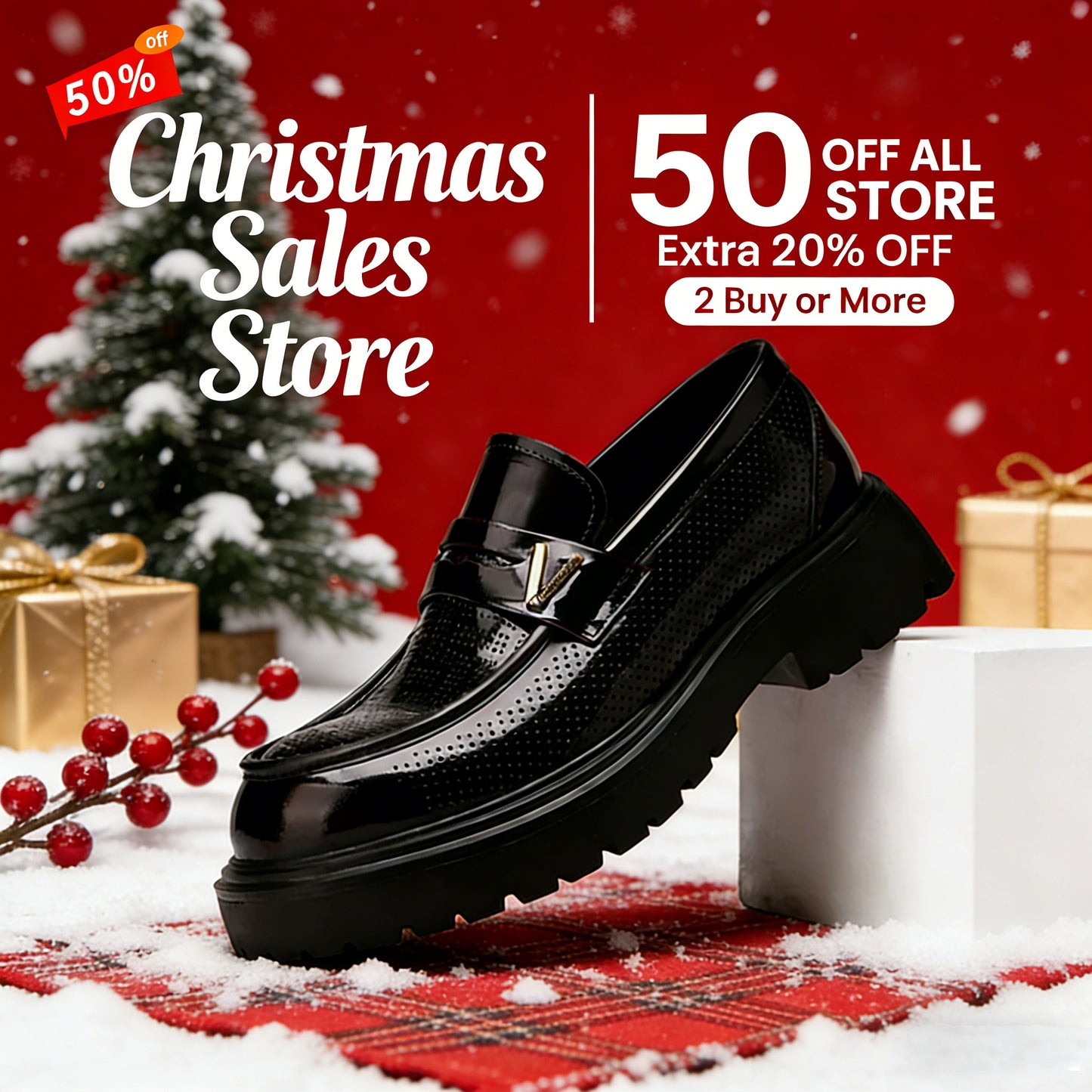 Luxuriöse Herrenschuhe | Designer-Leder in Krokodiloptik | Business Casual (Vorverkauf)