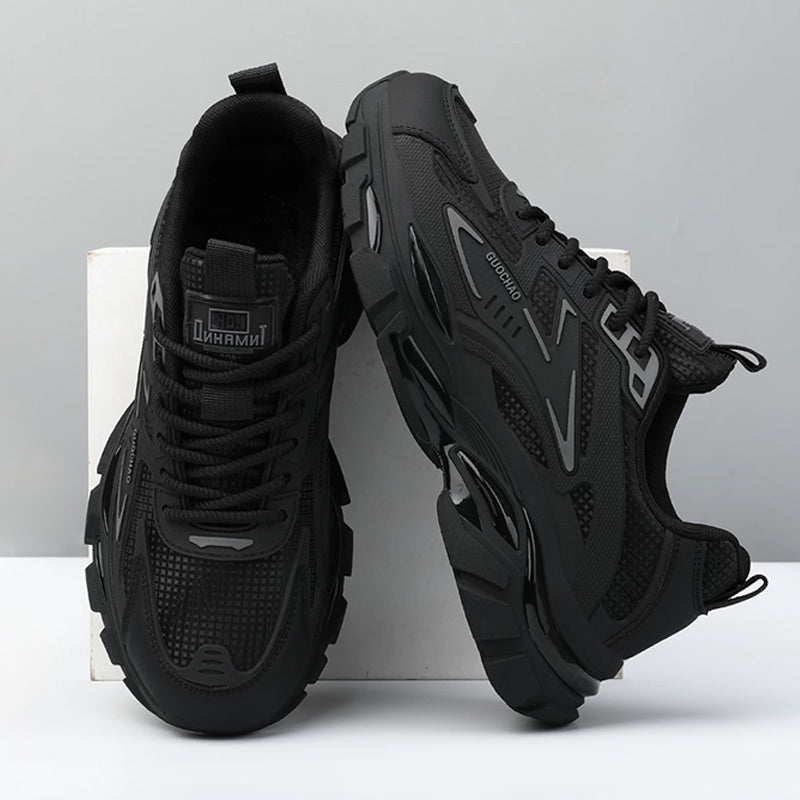 New Stylish Lightweight Comfortable Versatile Leather Platform Sneakers