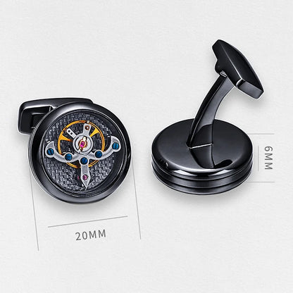 Mechanical Tourbillon Cufflinks|Gentlemen's Shirt Decoration Cufflinks