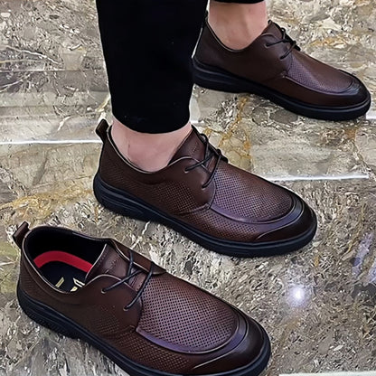 Heritage Oxfords - Premium Grain Leather Business Casual Shoes