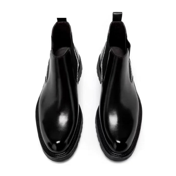 Chelsea Boots im Retro-Chic | Vintage-inspirierte Herren-Lederstiefeletten
