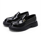 New high-end genuine leather perforated business British casual soft sole loafers（Pre-sale）