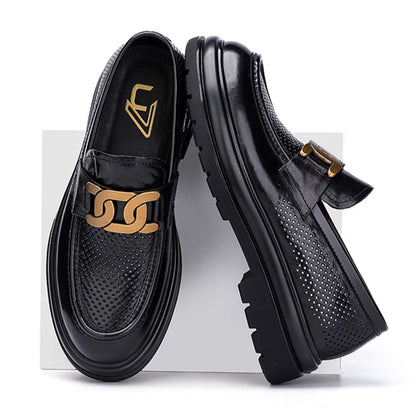 Luxury Men's Dress Shoes | Designer Crocodile-Embossed Leather | Business Casual (Pre-sale)