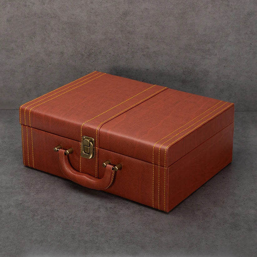 Italienische traditionelle Retro-Handarbeits-Schuhbox