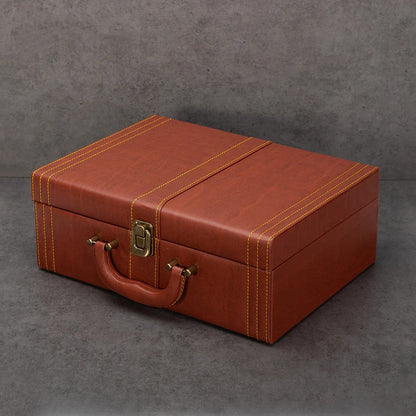 Italienische traditionelle Retro-Handarbeits-Schuhbox