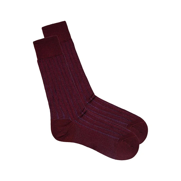 3D Striped Mid-tube Dress Socks