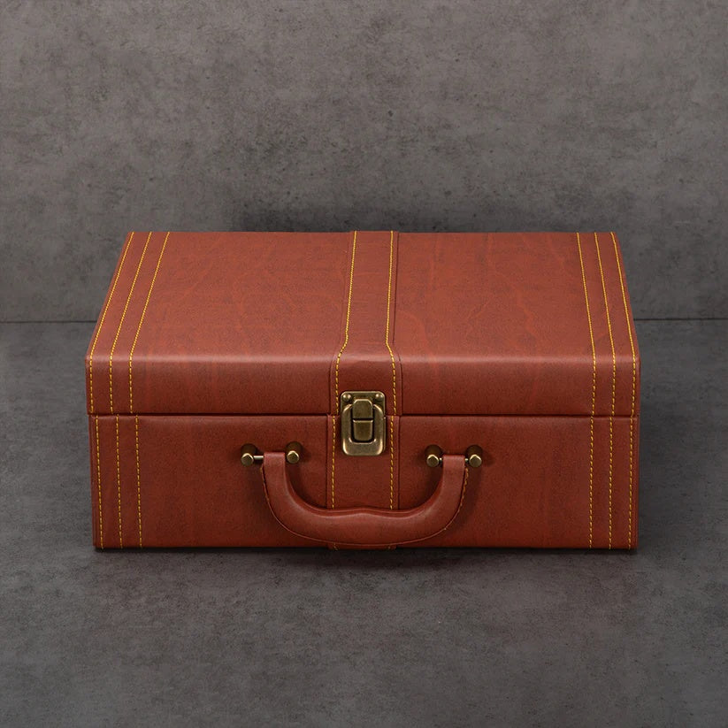 Italienische traditionelle Retro-Handarbeits-Schuhbox