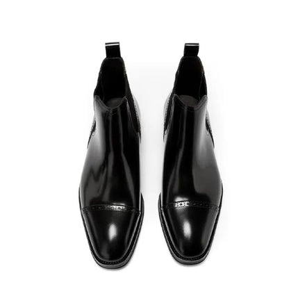 Elite High-Shine Chelsea Boots: Der Inbegriff britischer Business- und Abendgarderobe