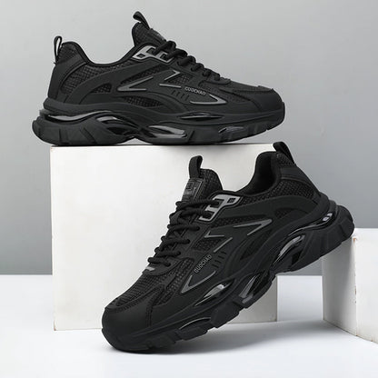 New Stylish Lightweight Comfortable Versatile Leather Platform Sneakers