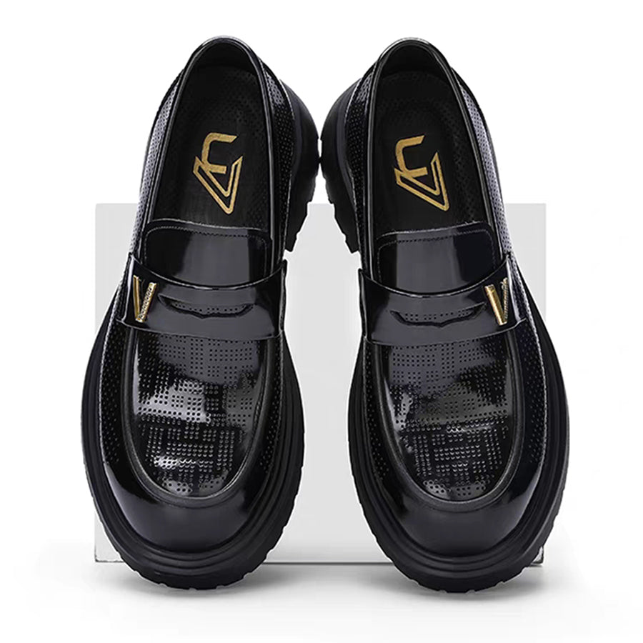 Luxury Slip-On Loafers - Handcrafted First-Layer Calfskin Shoes（Pre-sale）