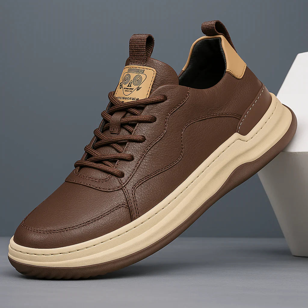 Runeasily Milan Sneaker aus echtem Leder