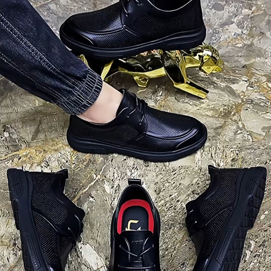 Heritage Oxfords - Premium Grain Leather Business Casual Shoes