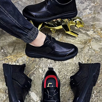 Heritage Oxfords - Premium Grain Leather Business Casual Shoes